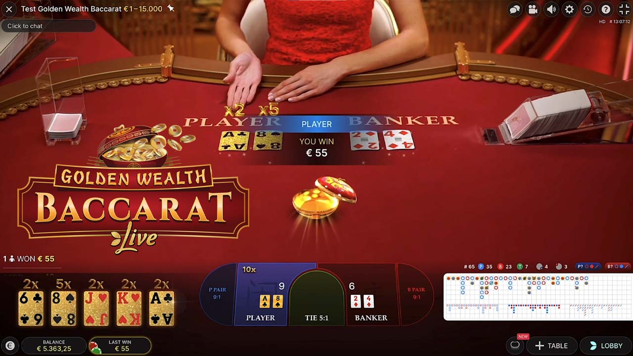 Golden Wealth Baccarat